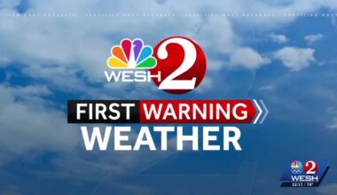 Severe thunderstorms move across Central Florida on Friday afternoon