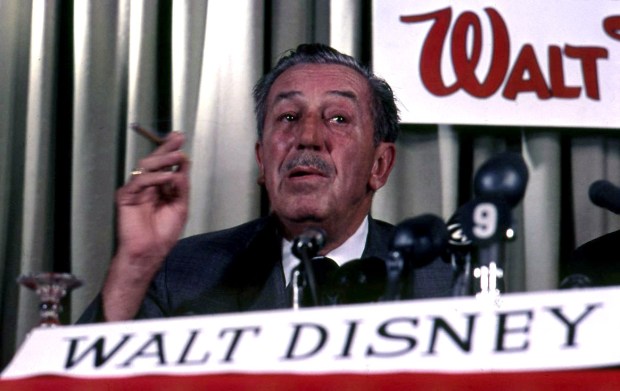 Walt Disney officially announced the creation of Walt Disney World in the Egyptian Room at the Cherry Plaza in Orlando in November 1965. (Orlando Sentinel file)