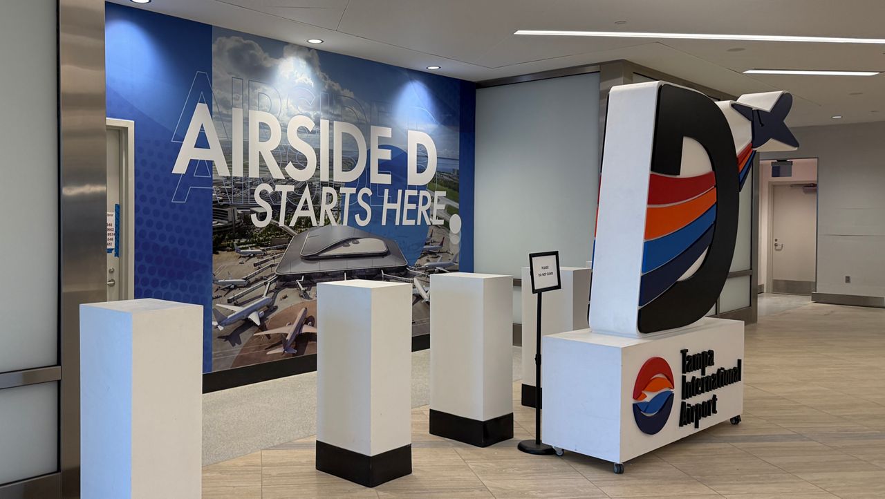 One business owner says he's hoping to open another restaurant location beyond TSA in Tampa International Airport's Airside D. (Spectrum News/Claire Alfree)