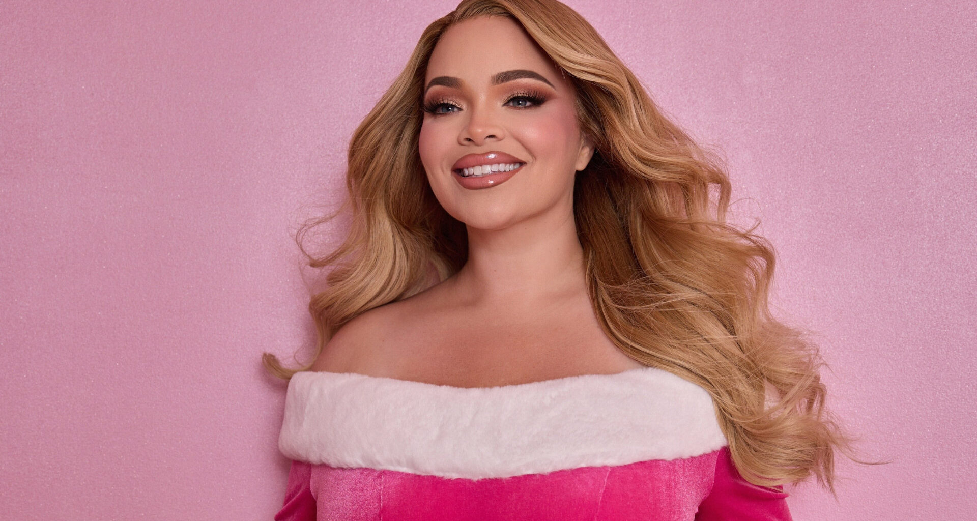 Trisha Paytas in a holiday outfit