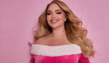 Trisha Paytas in a holiday outfit