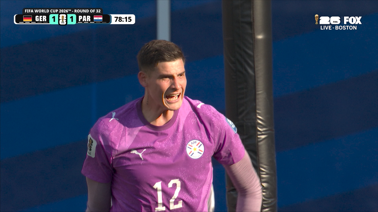 Paraguay's Orlando Gill makes incredible reaction save to keep score level vs Germany | 2026 FIFA World Cup - FOX Sports