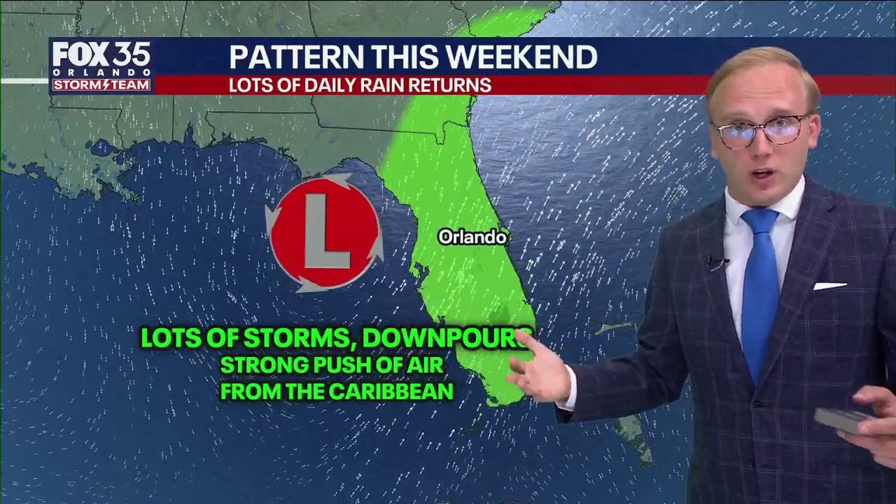 Orlando Weather Forecast: Storms tonight & lots of weekend rains