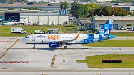 JetBlue A320 At Fort Lauderdale