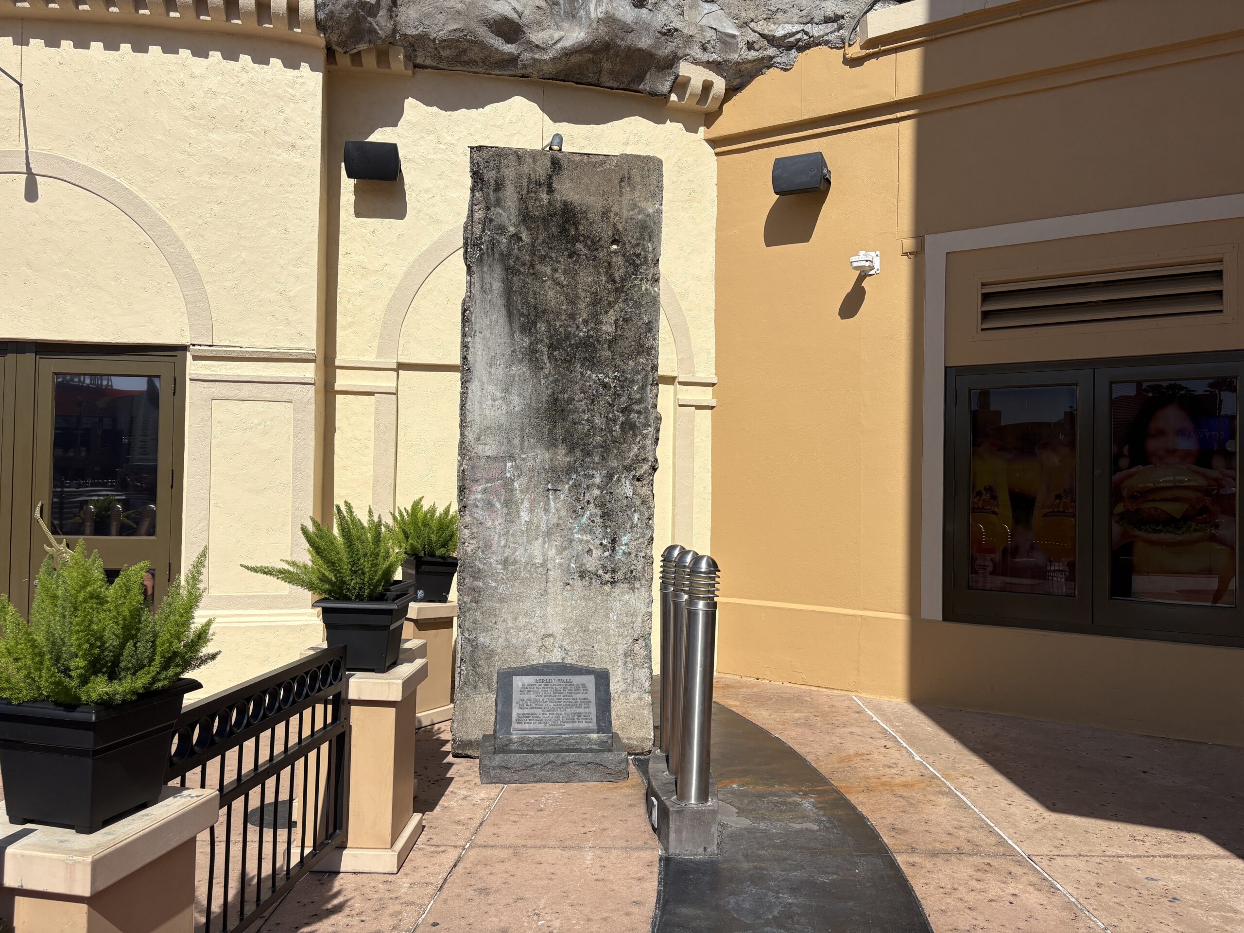 Berlin Wall Piece Moved to New Location at Universal Orlando Hard Rock Cafe