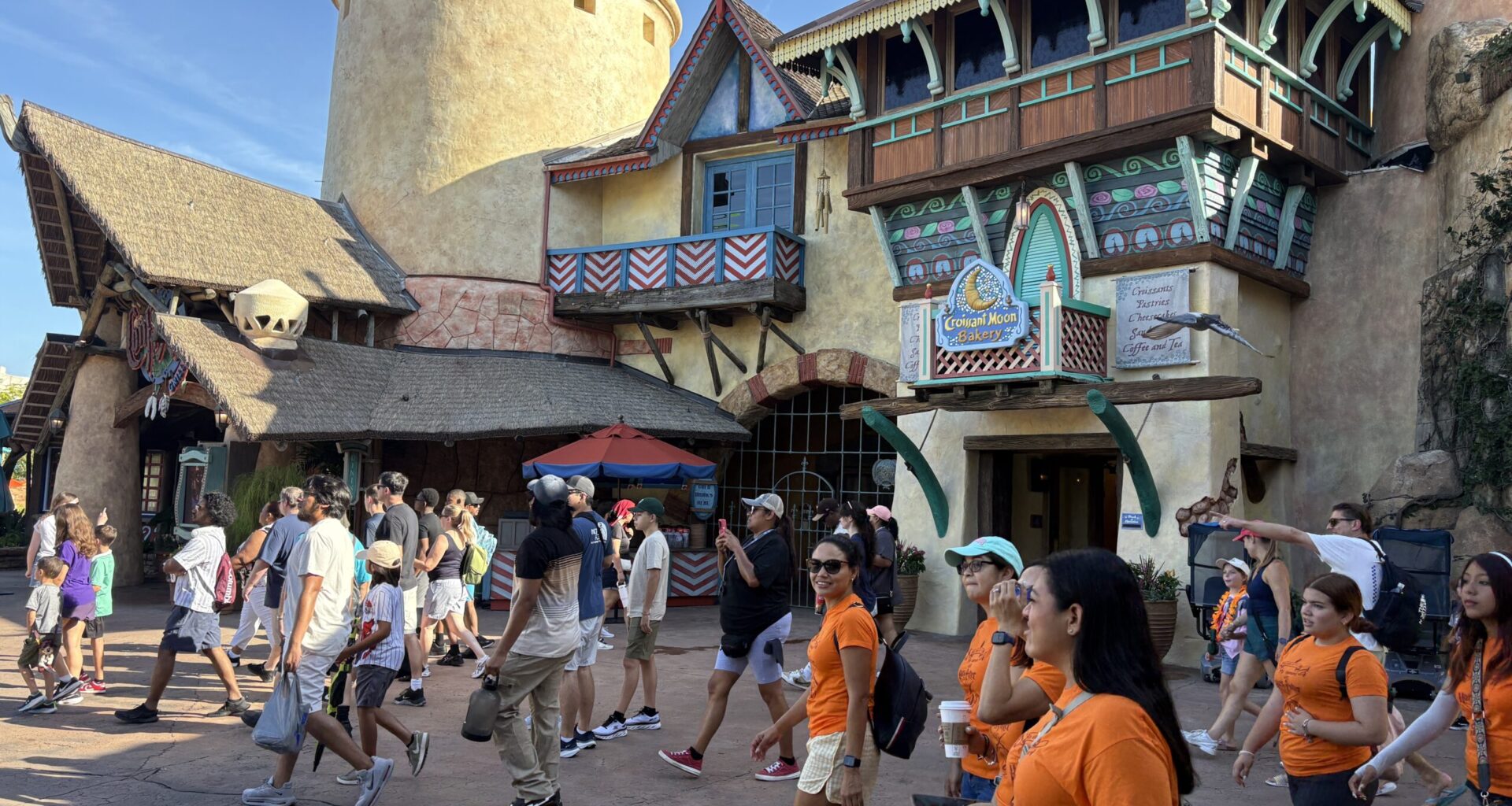 Walls Come Down at Croissant Moon Bakery at Universal Islands of Adventure