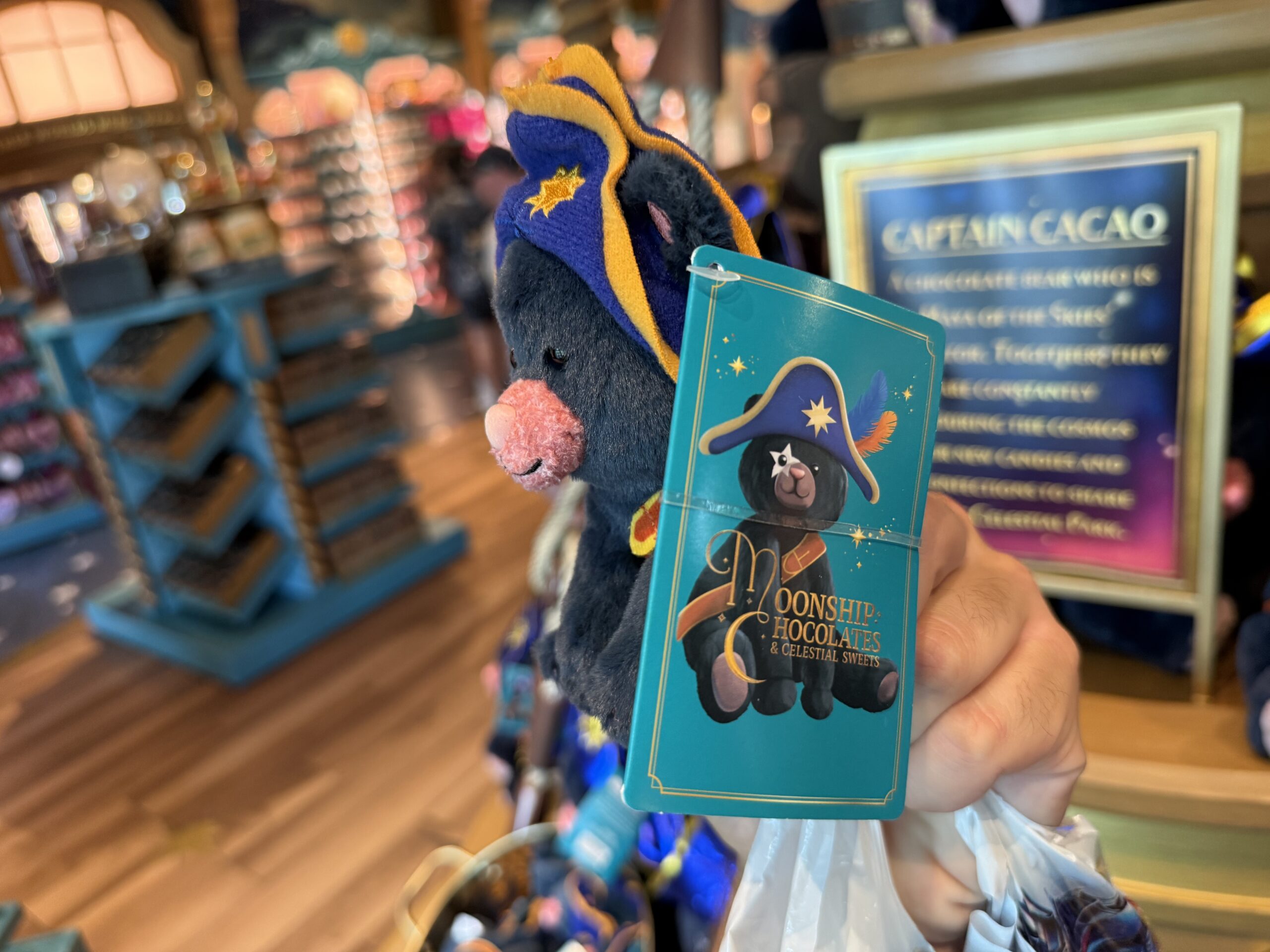 Captain Cacao Shoulder Plush - $25