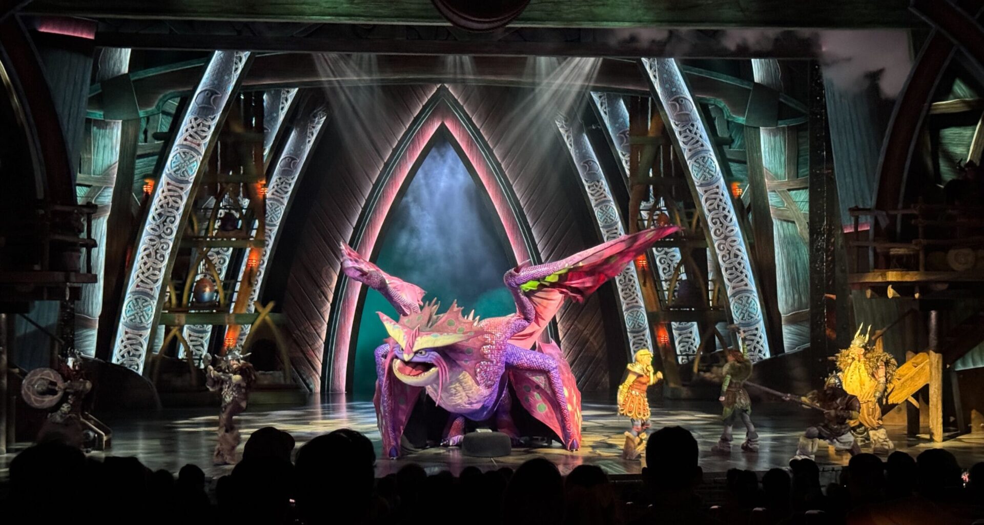 Actors perform in the Stage Show
