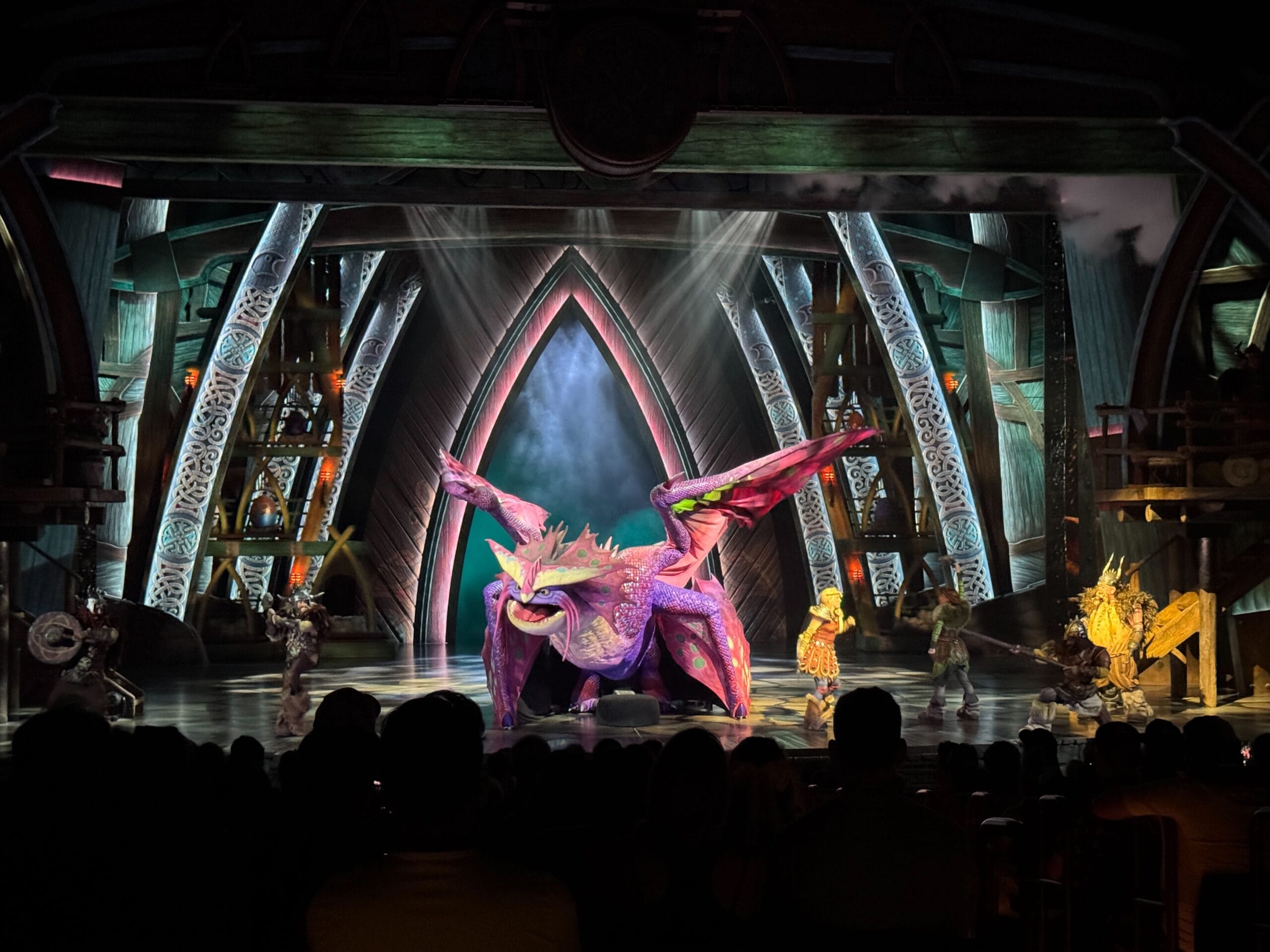 Actors perform in the Stage Show