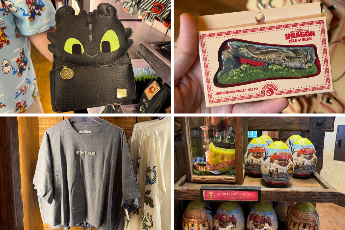 Full List (with Prices) of How to Train Your Dragon – Isle of Berk 1-Year Anniversary Merchandise at Epic Universe