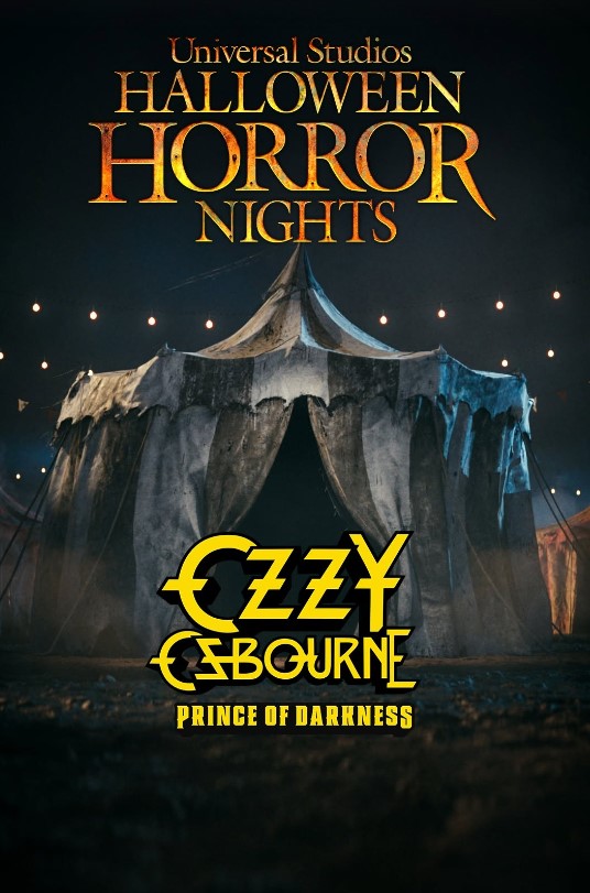Universal has announced the last haunted house for Halloween Horror Nights 35, and as anticipated, it will be based on the twisted mind of Ozzy Osbourne.