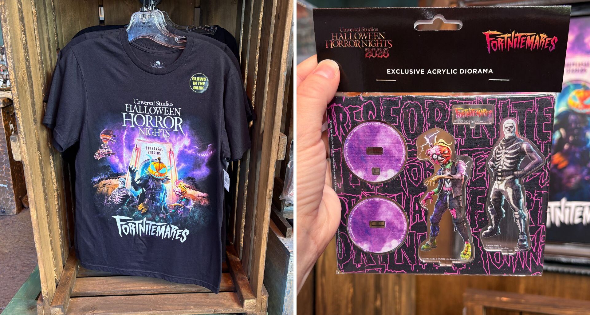 FORTNITEMARES Halloween Horror Nights Preview Merchandise at Universal Studios Florida
