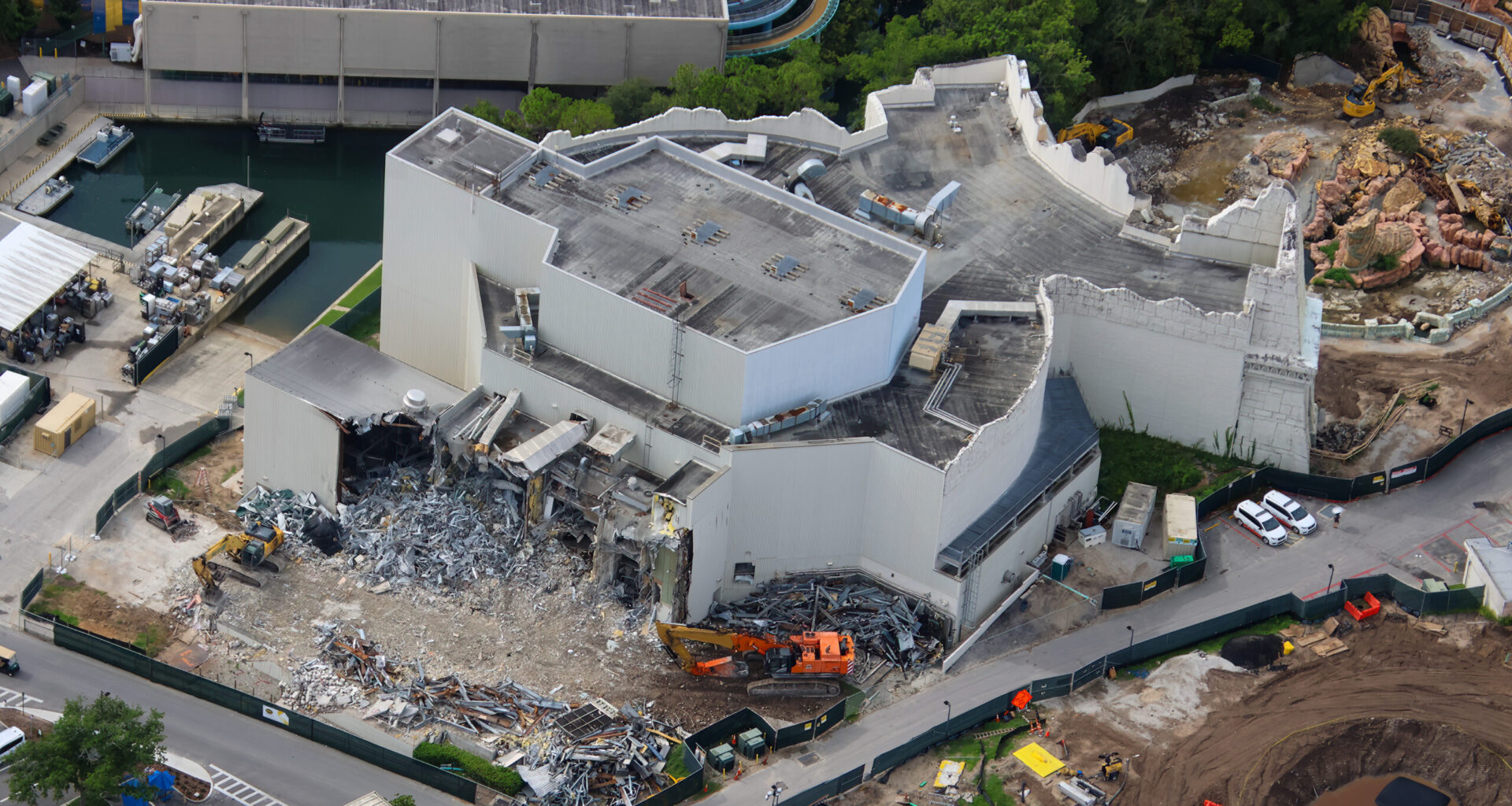 Demolition of the Poseidon