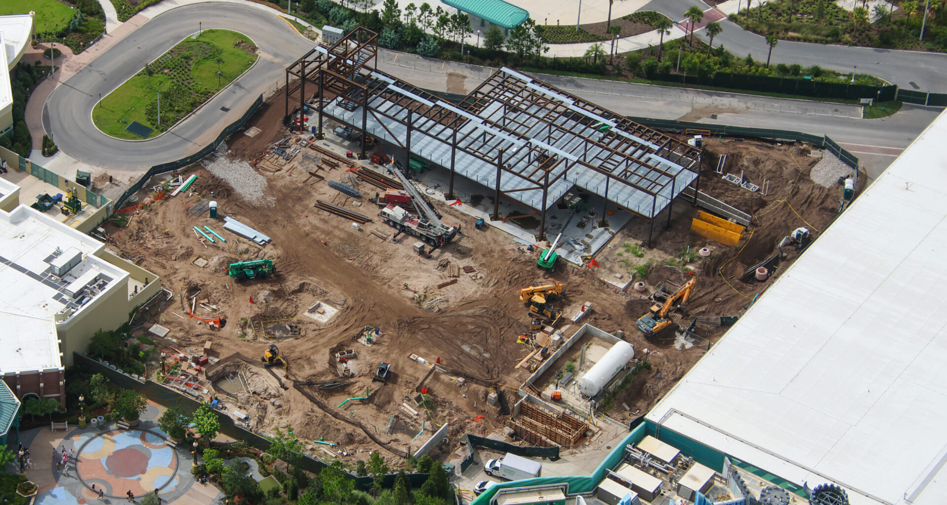 The future multipurpose events center at Universal Epic Universe is growing with a second story added in the past three weeks.
