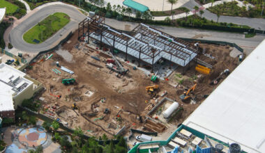 The future multipurpose events center at Universal Epic Universe is growing with a second story added in the past three weeks.