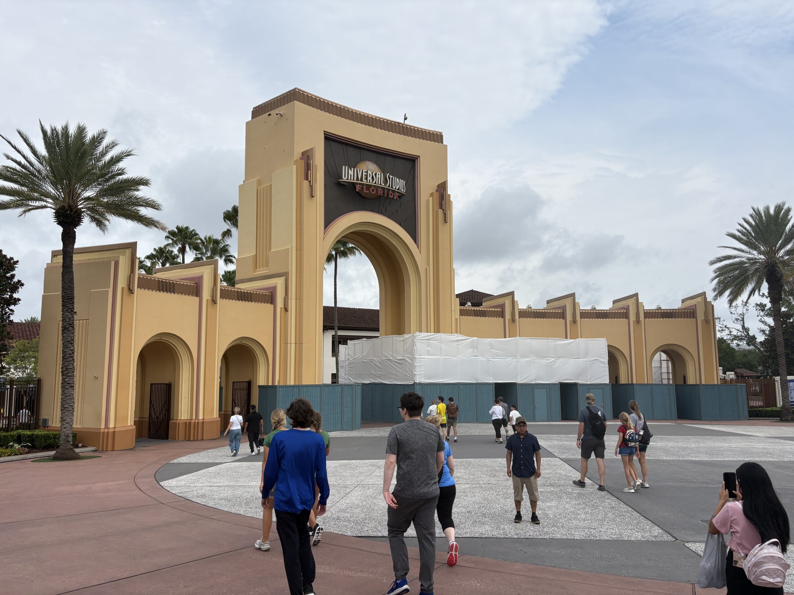 Universal Studios Florida Archway Repainting
