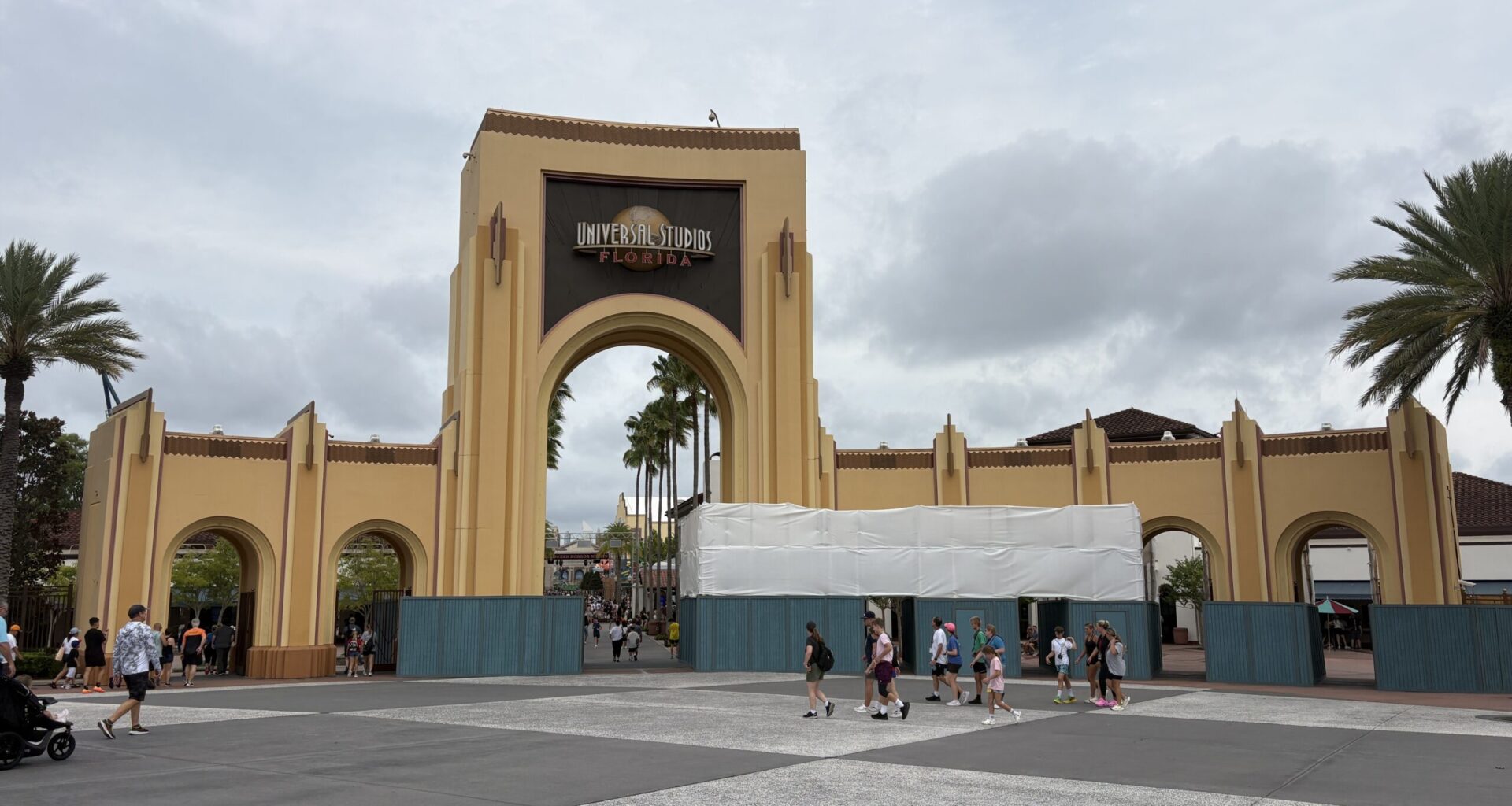 Universal Studios Florida Archway Repainting