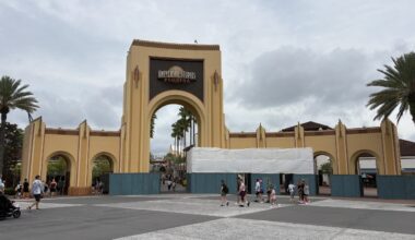 Universal Studios Florida Archway Repainting