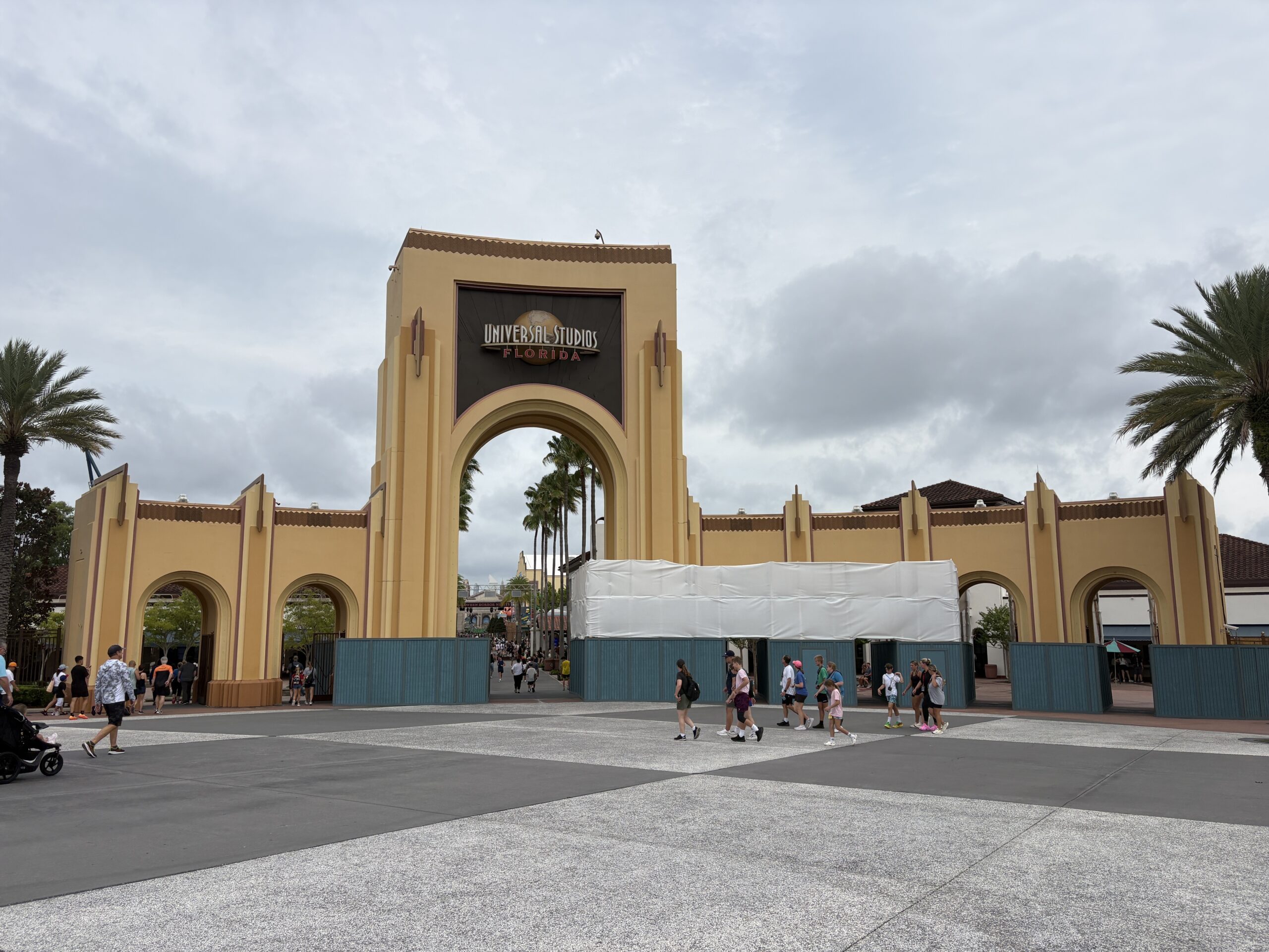 Universal Studios Florida Archway Repainting