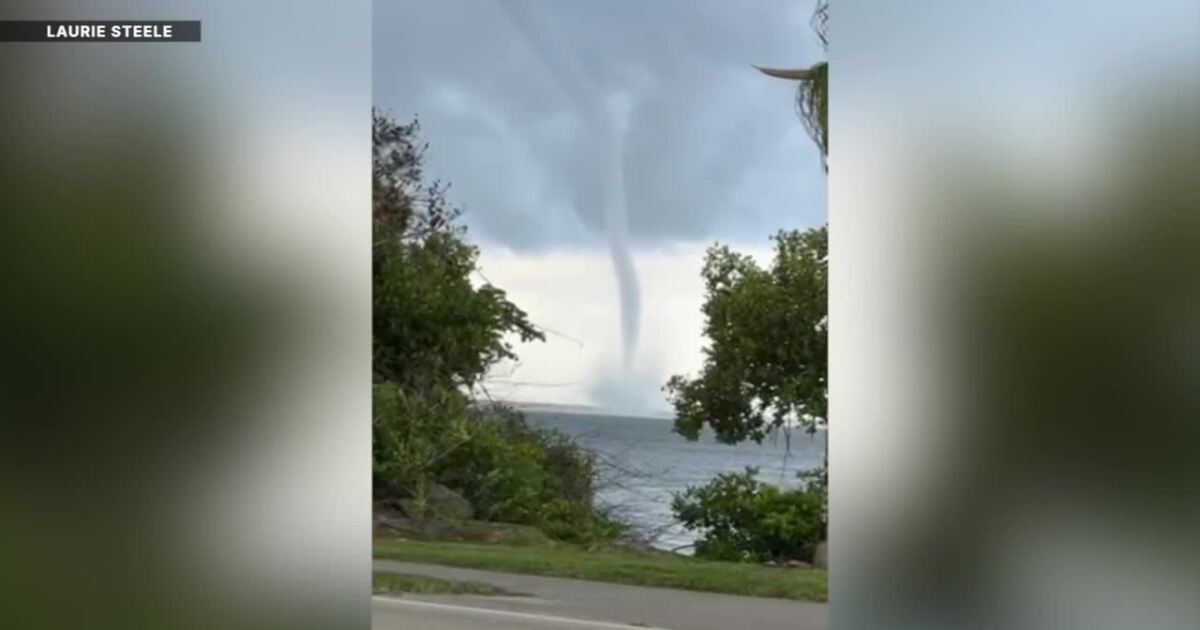 Severe storms bring waterspouts, lightning and fires to Treasure Coast
