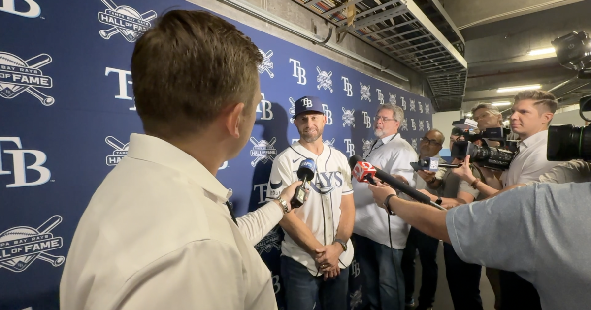 Evan Longoria's No. 3 retired by Tampa Bay Rays in ceremony at Tropicana Field