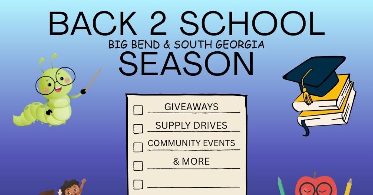 2026 Back-to-School events happening around the Big Bend and South Georgia