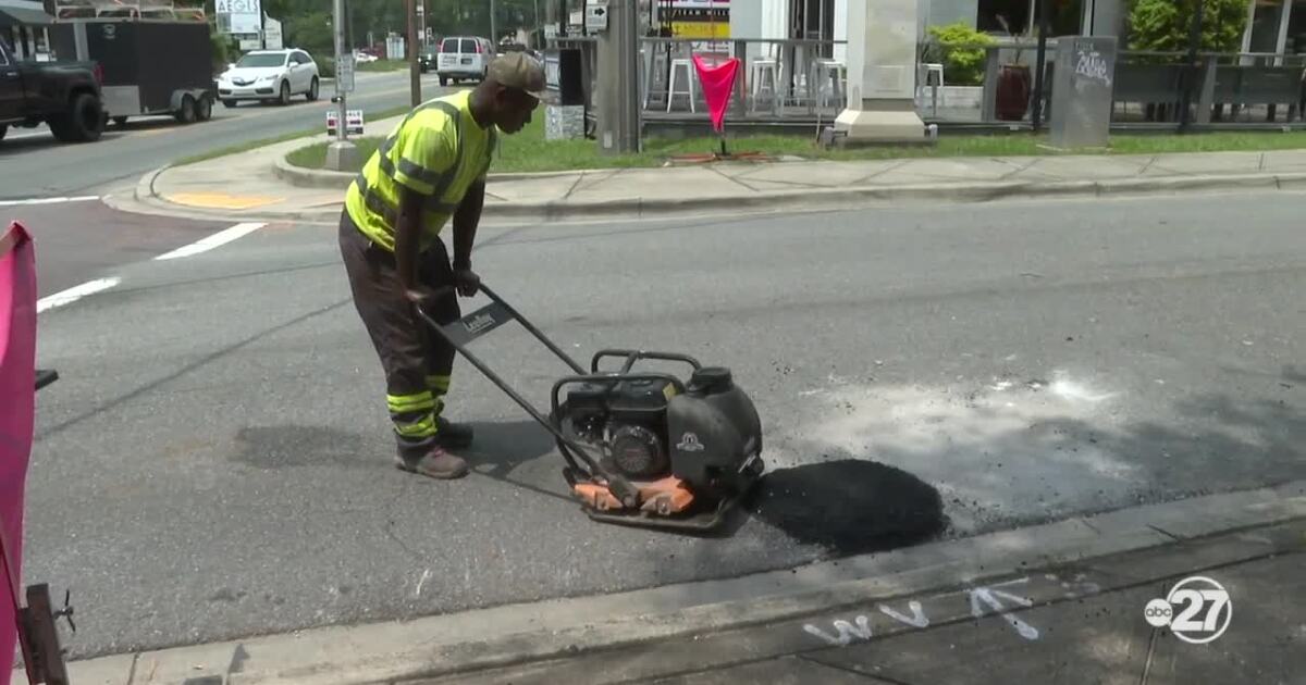 Sixth Avenue resurfacing underway in Tallahassee midtown neighborhood