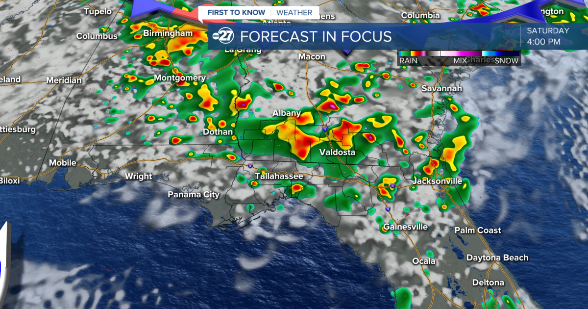 Scattered storms return over the weekend