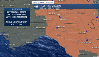 A Heat Advisory Has Been Issued