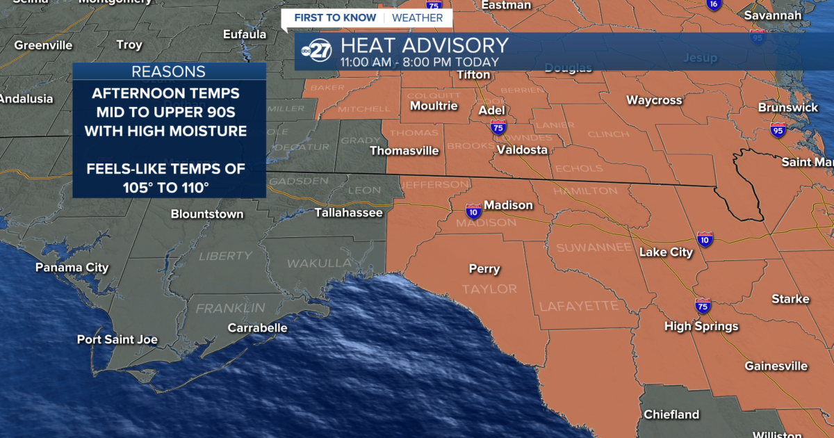 A Heat Advisory Has Been Issued