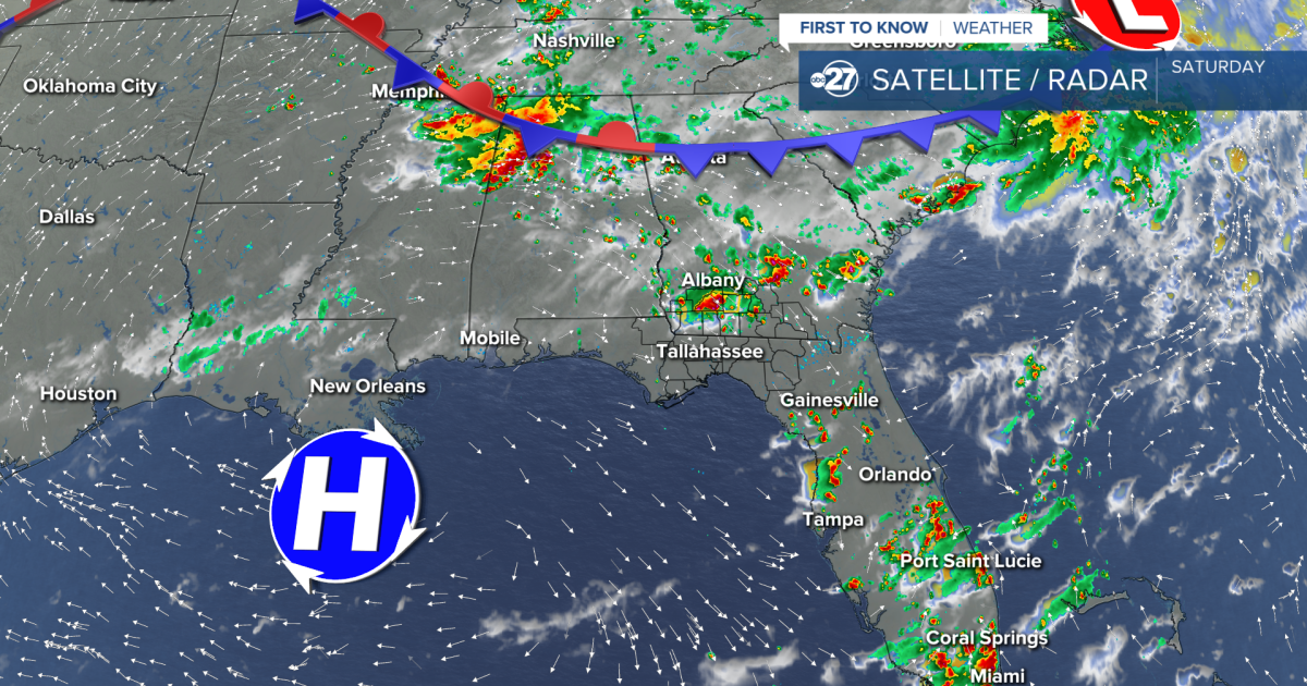 Approaching front bringing more rain