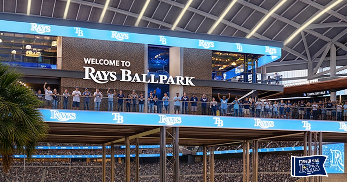 Rays unveil new renderings of proposed Tampa ballpark