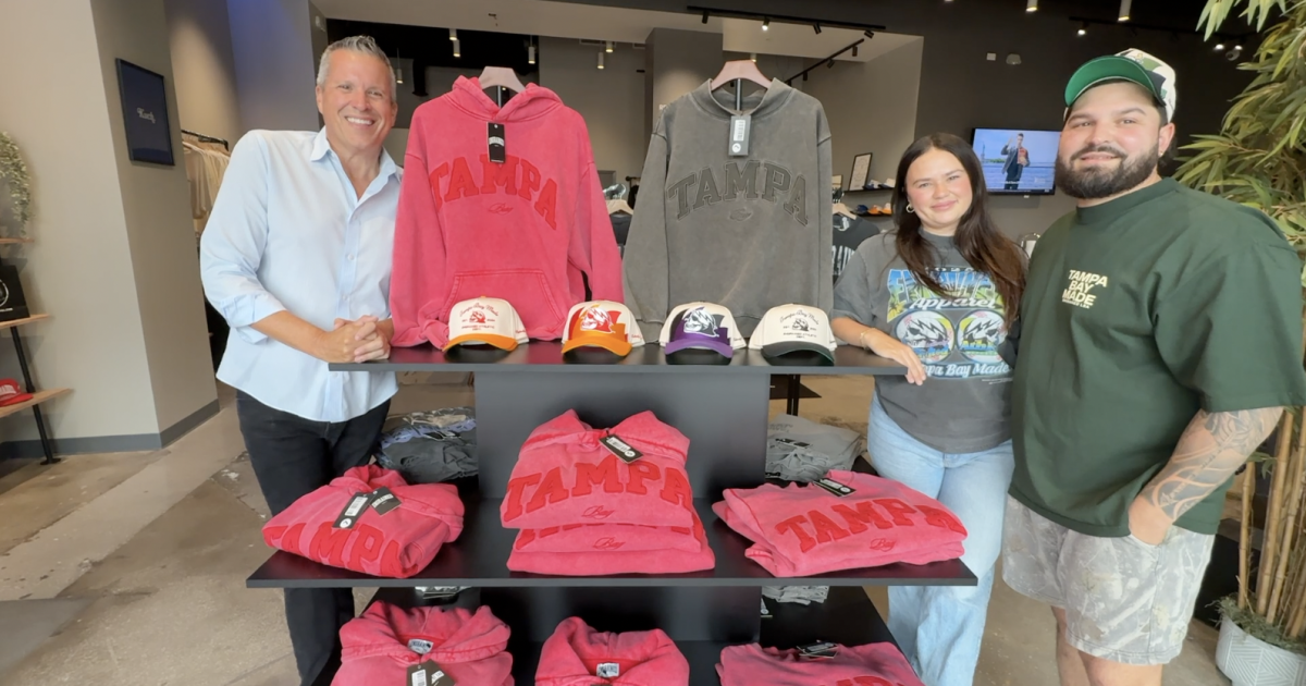 Engrained Apparel at Tampa's Sparkman Wharf stylishly celebrates local love