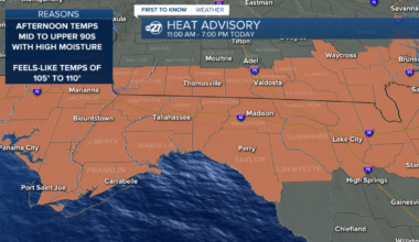 A Heat Advisory Has Been Issued 7-30-2026