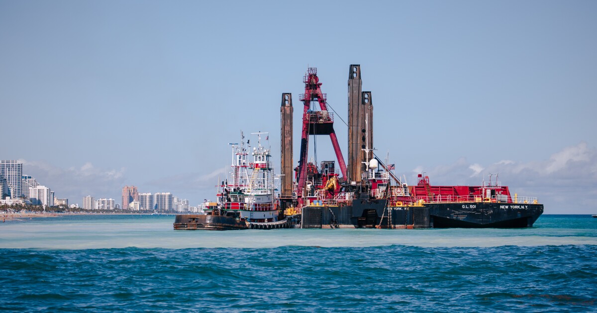 Giant 'sand trap' off Fort Lauderdale impacts rare wildlife, beaches