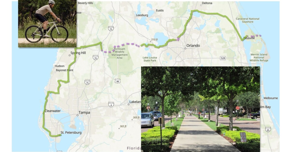 Encore: Want to bike from Tampa Bay to Titusville? A 250-trail is nearly complete