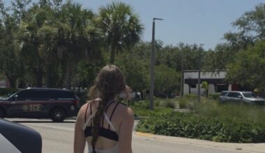Protest at Department of Homeland Security site in Fort Myers starts after local man taken into custody | WGCU News