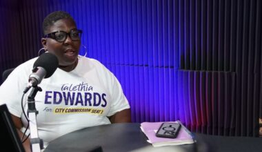 Talethia Edwards talks Tallahassee Commission bid on WFSU's Candidate Convos