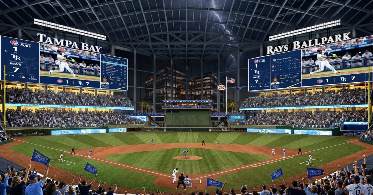 Could the Rays build a Tampa stadium without any money from the city?