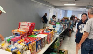 More than 150 people aided by local food and clothing distribution event in North Fort Myers | WGCU News