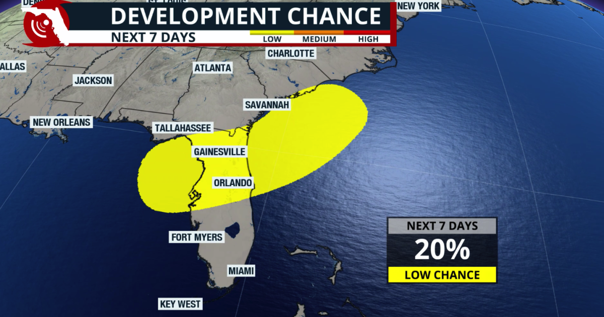 Low chance for tropical development near Florida, here's what you should know