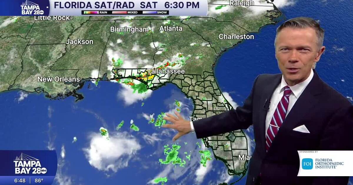 Forecast: Rain easing up Saturday night but Sunday morning showers coming