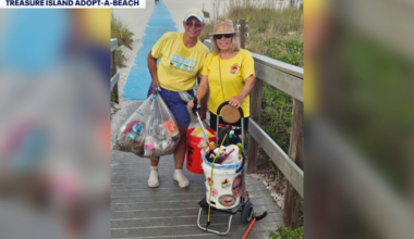 Treasure Island beach cleanup: Volunteers remove 450 pounds of trash after Fourth of July