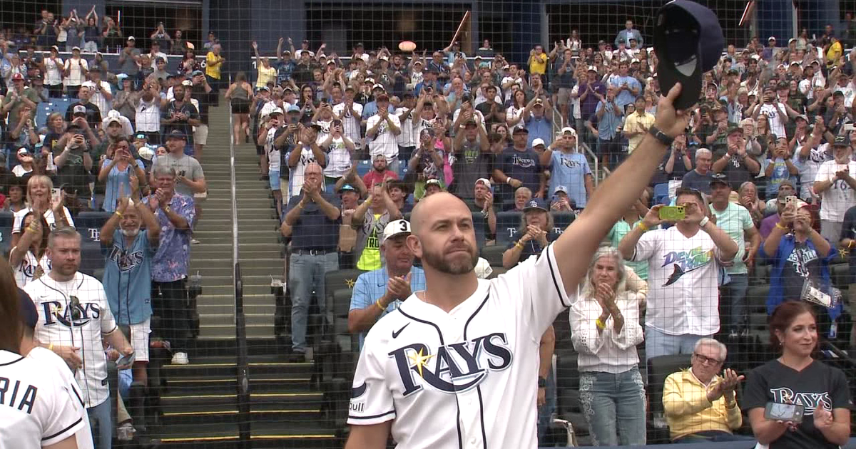 Tampa Bay Rays retire Evan Longoria's Number 3