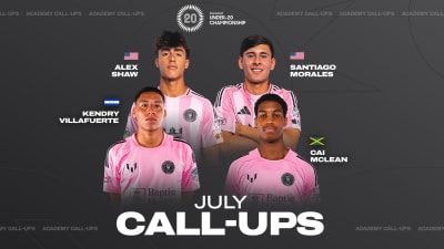Four Inter Miami CF Academy Products Called Up for the 2026 Concacaf U-20 Championship