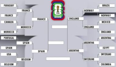 FIFA Top 4 Ranked Teams Advance to World Cup Semifinals