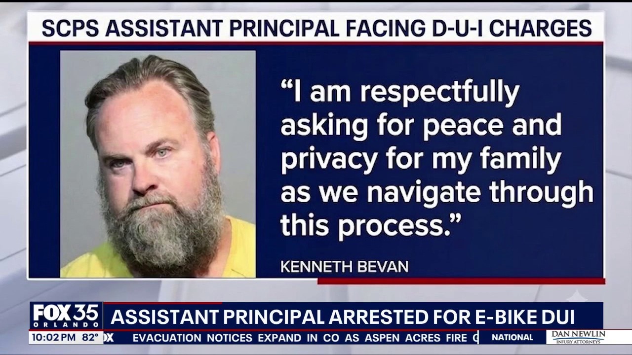 Assistant principal charged with DUI after riding e-bike, deputies say