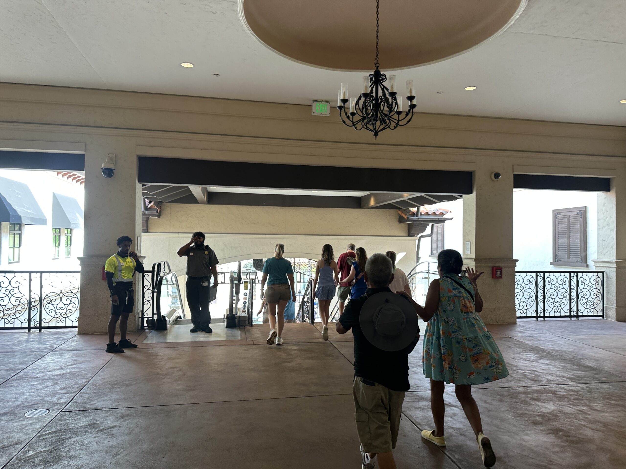 Disney Springs has a big crowd and long lines of guests trying to grab the Lorcana Curator’s Collection: Heroines Edition and the Disney Lorcana Attack of the Vine set, which are both releasing today, July 17.
