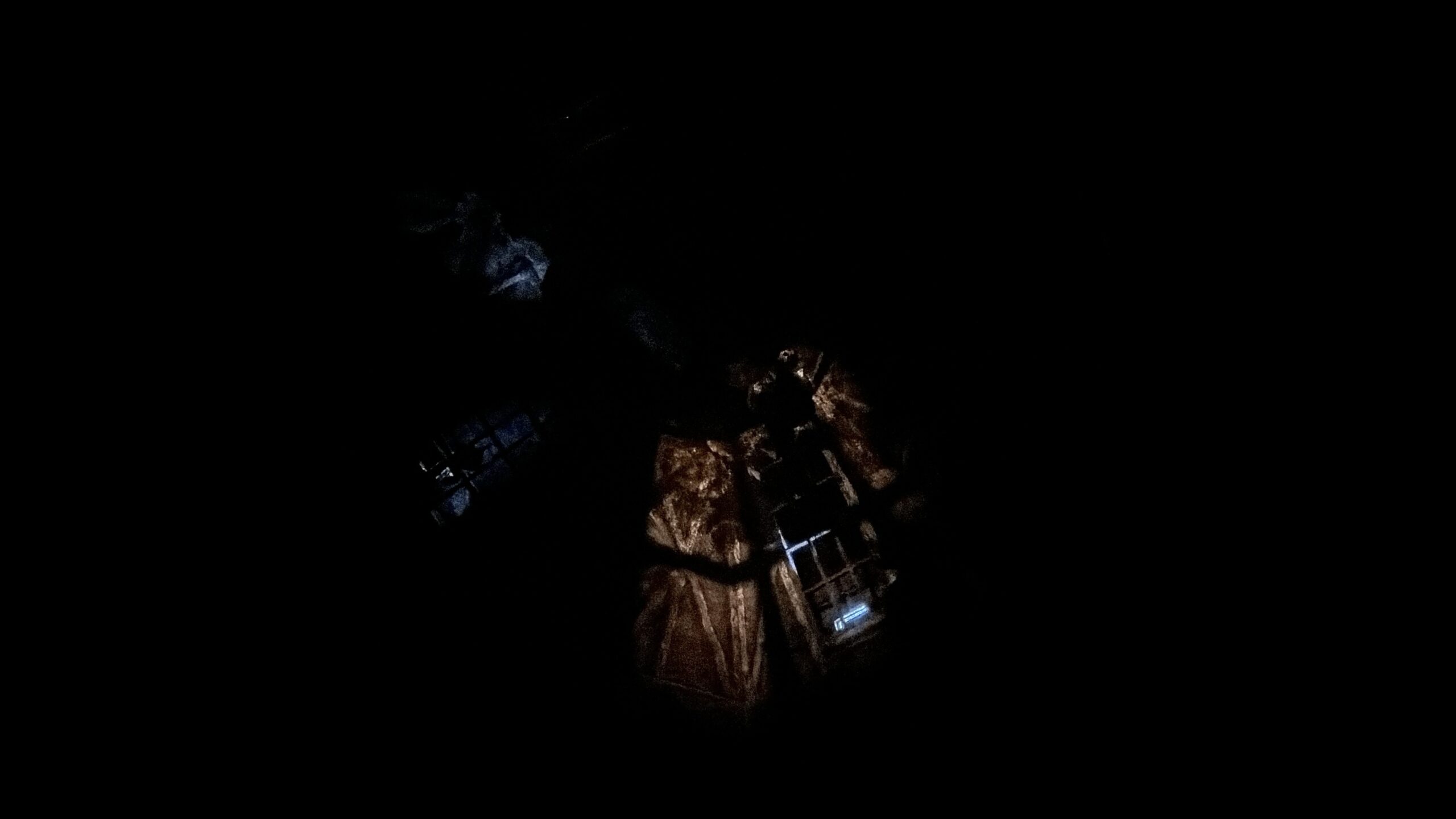 Haunted Mansion's Stretching Room Scrim Cleaned, Hanging Corpse Visible Again