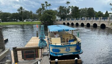 We first reported that the river cruise may be interrupted earlier in the month when we received a message about an upcoming reservation at Disney